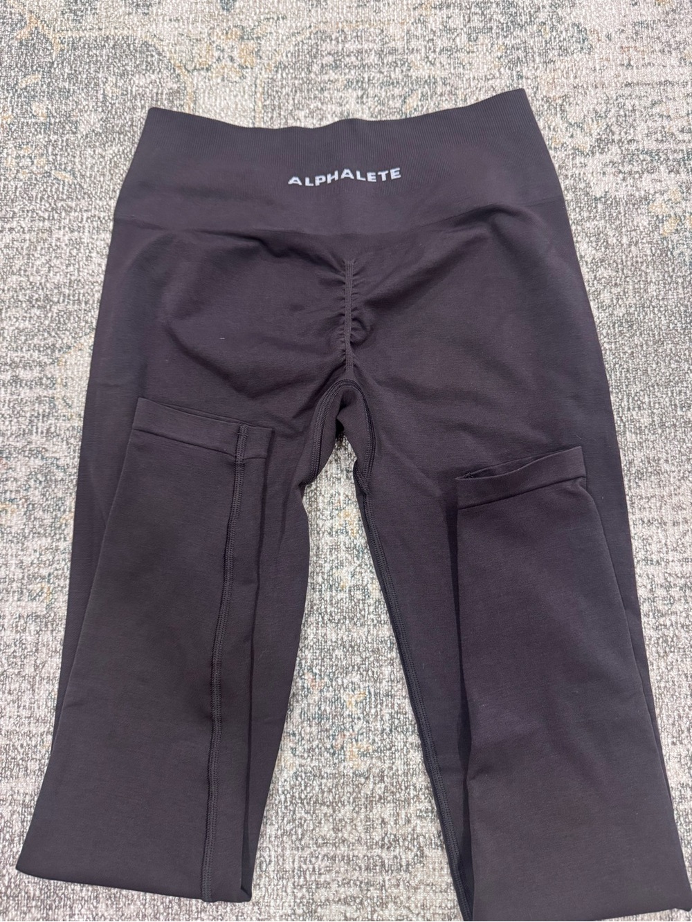 Alphalete Kids Black Pocket Performance Leggings